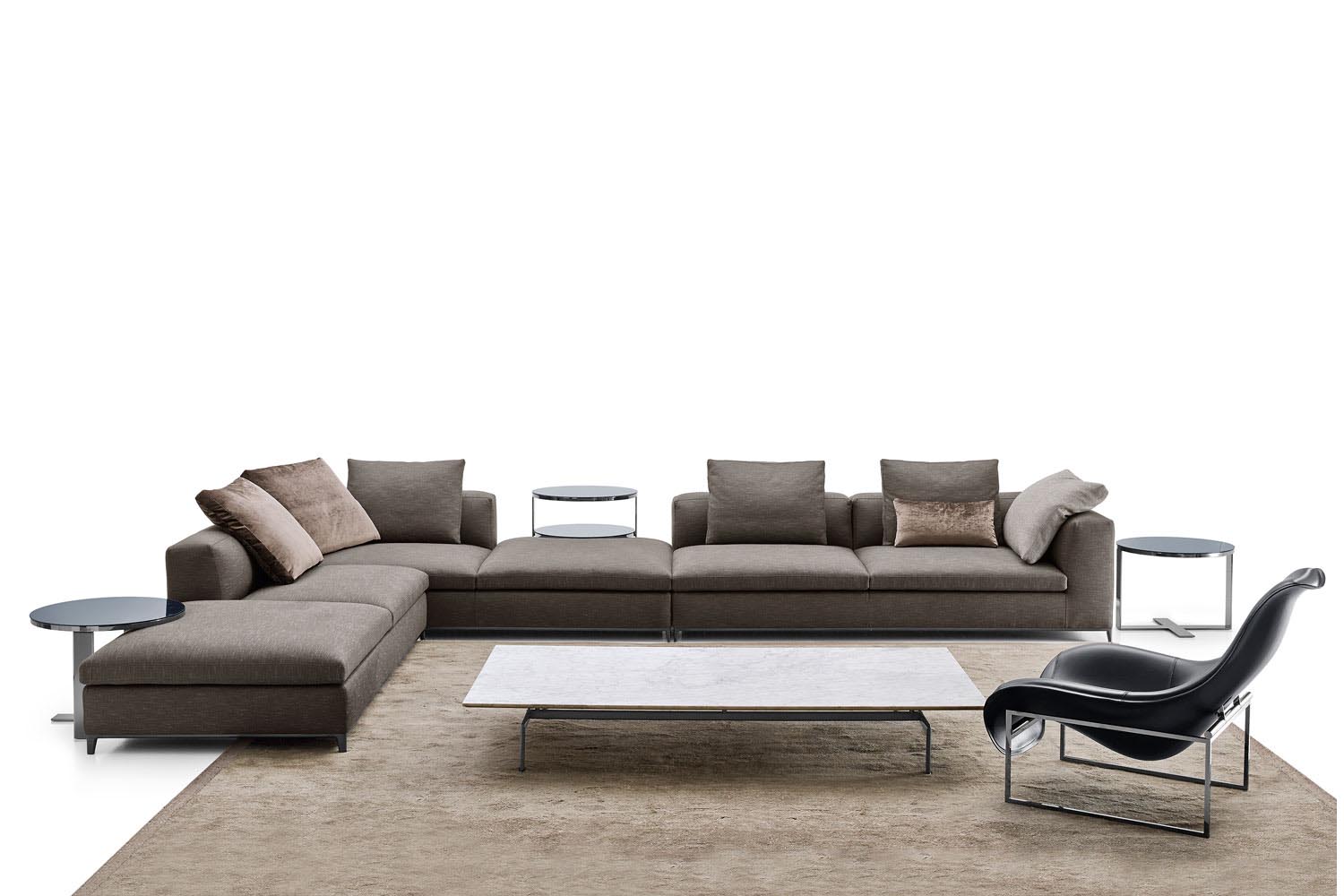 Michel Club Sofa By Antonio Citterio For B&B Italia | Space Furniture