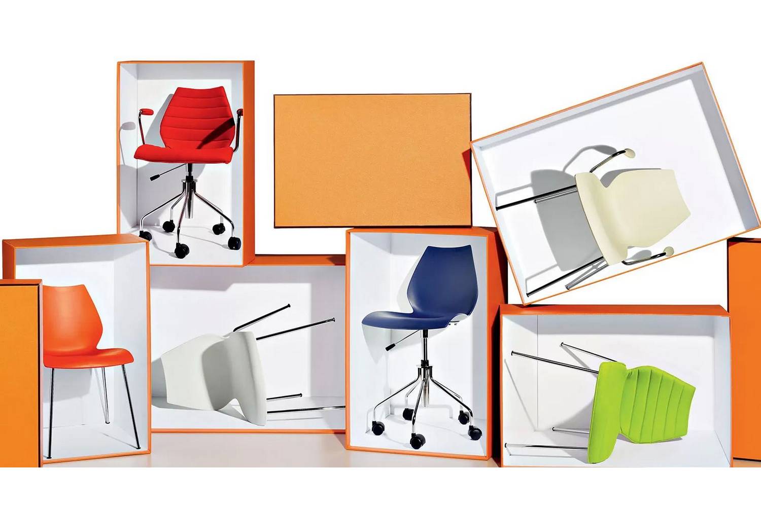 Maui Office Chair by Vico Magistretti for Kartell Space Furniture