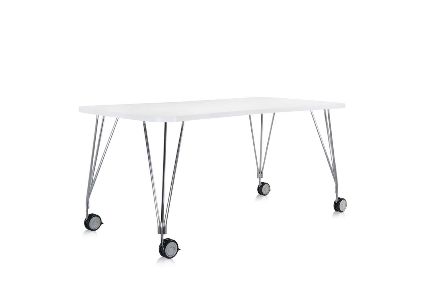 Max Small Table on Castors by Ferruccio Laviani for Kartell Space