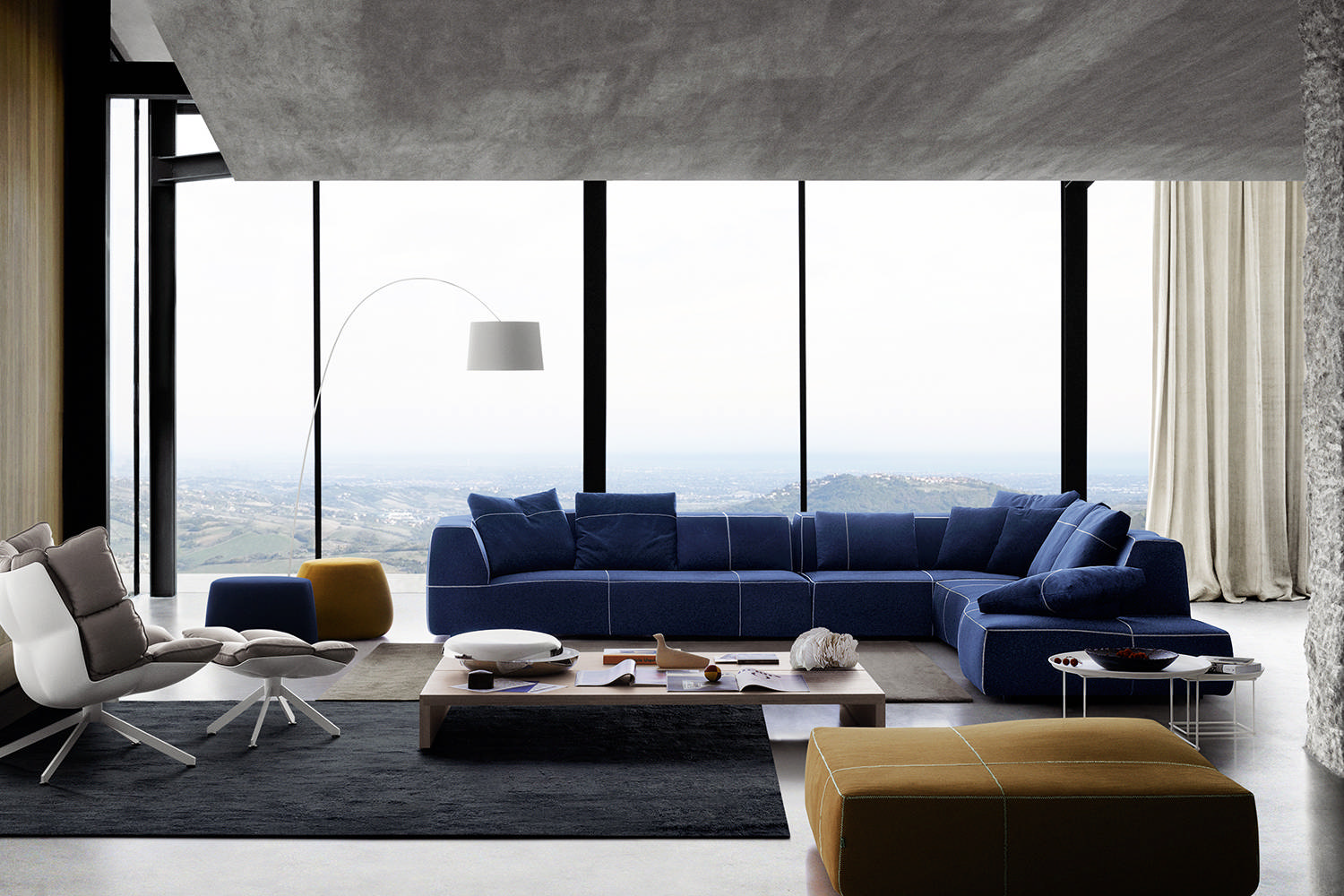 Bend-Sofa With Right Chaise By Patricia Urquiola For B&B Italia | Space ...