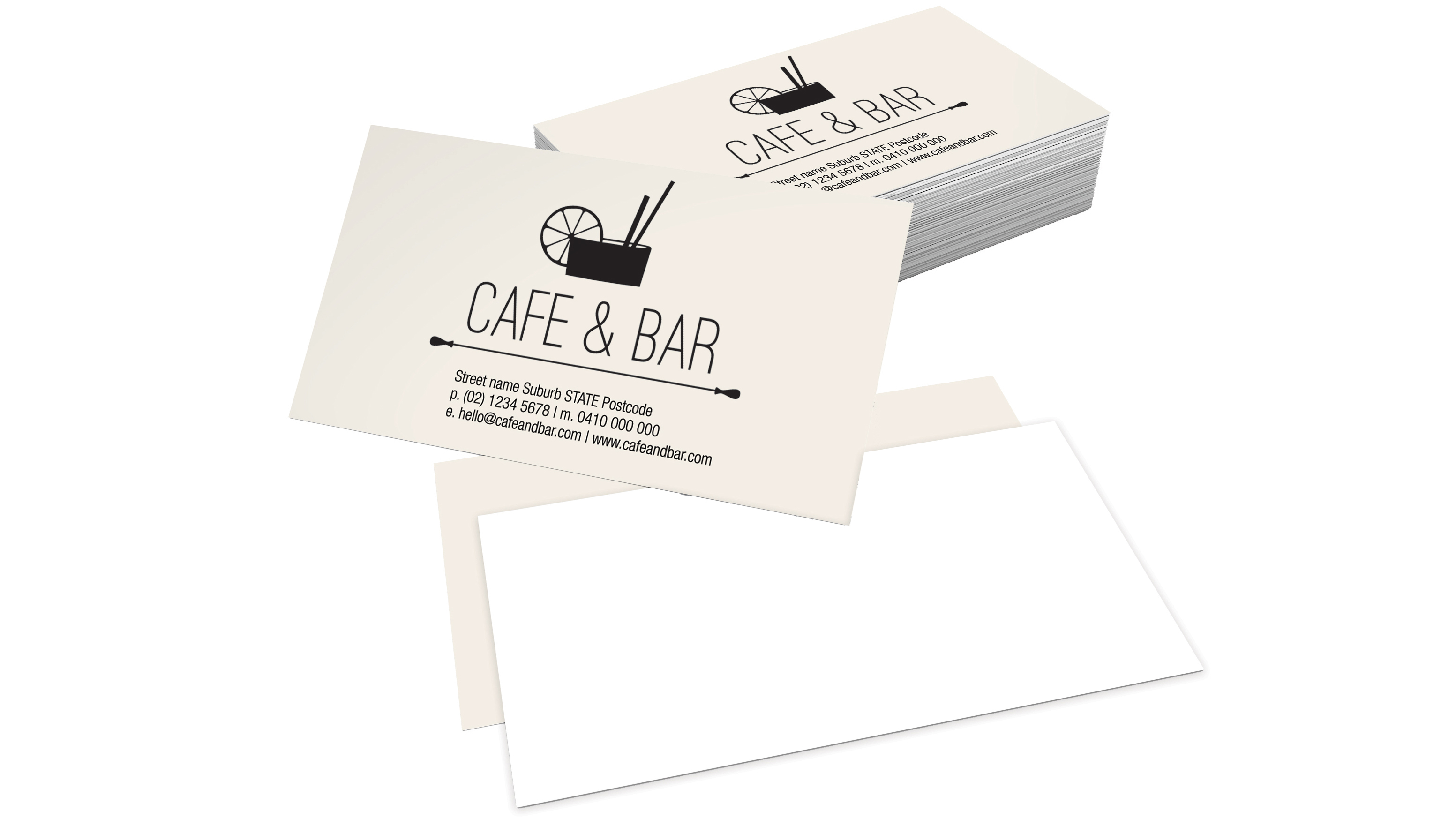 Premium Celloglazed Business Cards Single Sided 350GSM