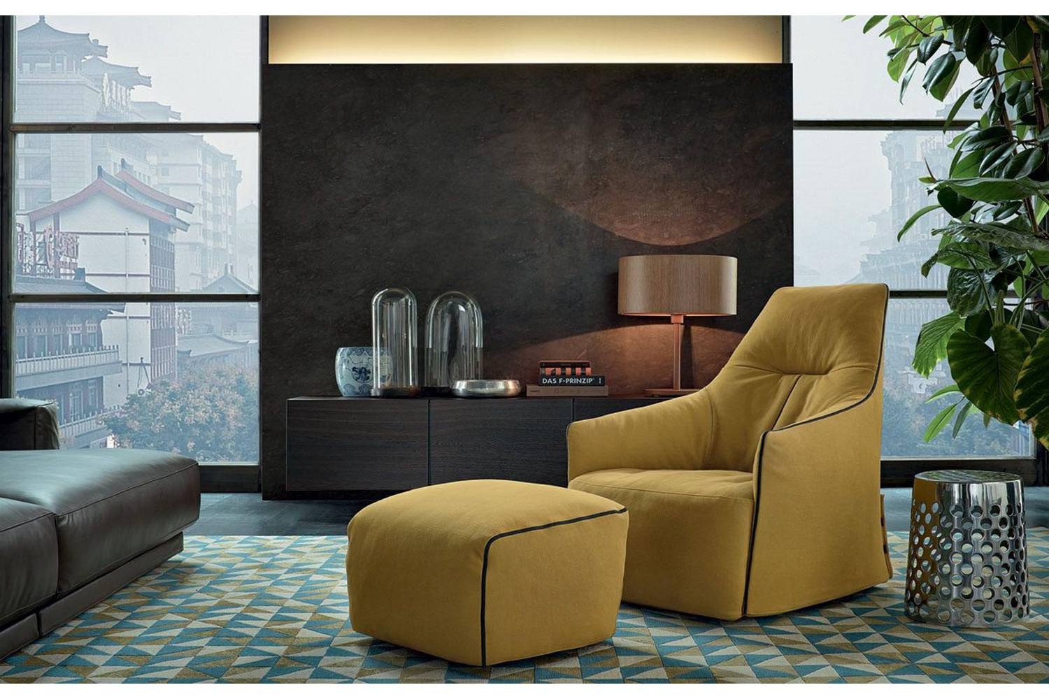 Santa Monica Lounge Armchair By J M Massaud For Poliform