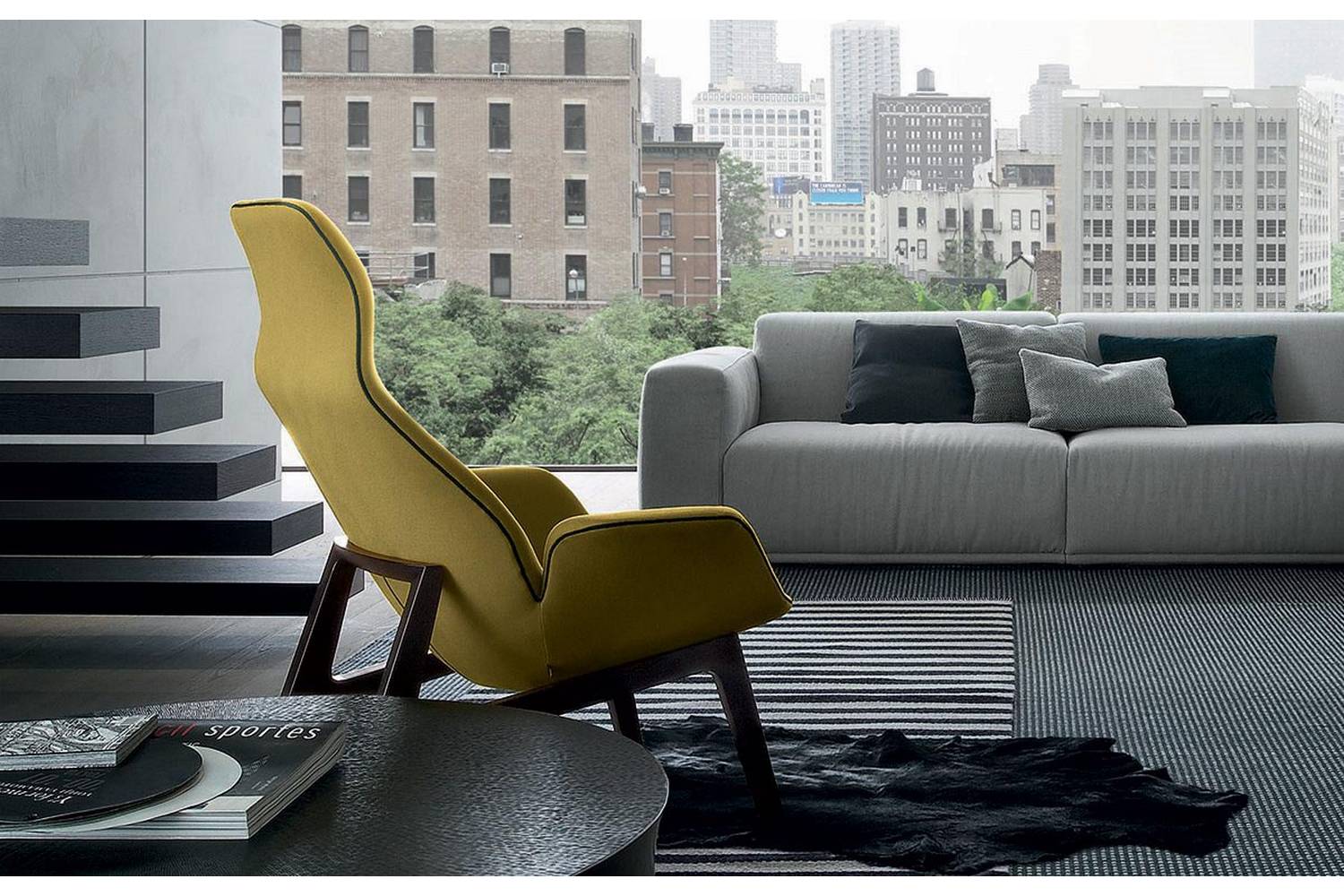 Ventura Lounge Armchair by J. M. Massaud for Poliform Poliform Australia