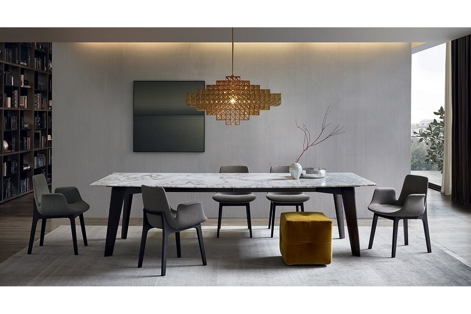 Ventura Chair with Arms by J. M. Massaud for Poliform Poliform Australia