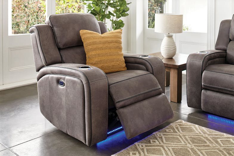 Bradford Fabric Electric Recliner Chair by Synargy | Harvey Norman New