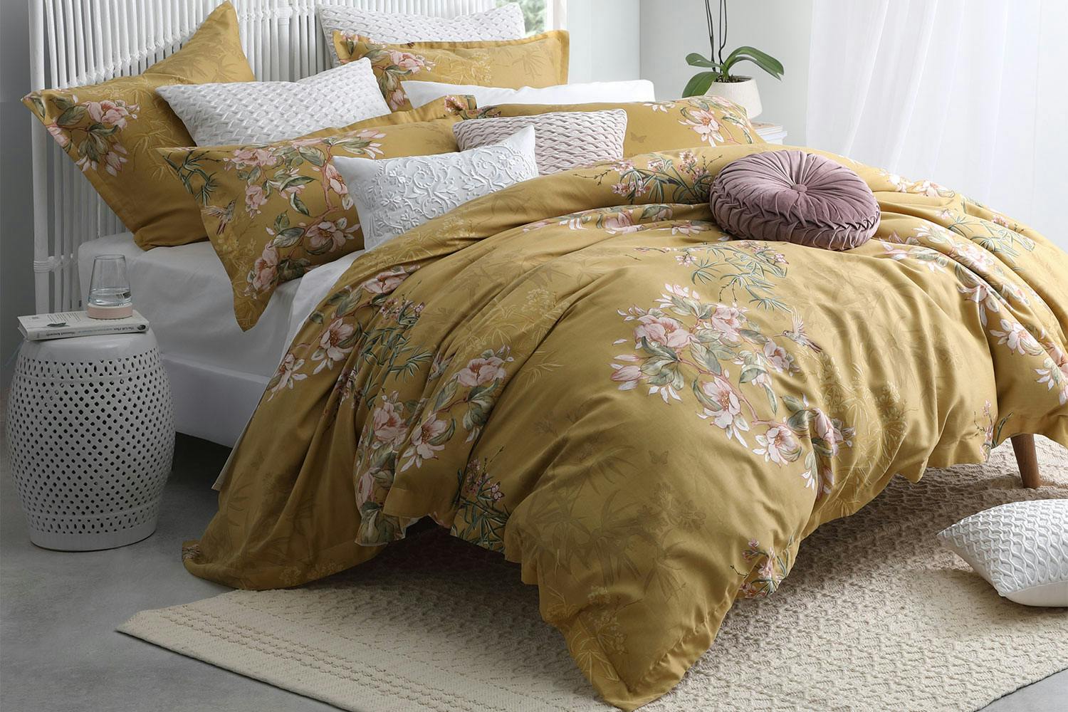 Kintori Gold Duvet Cover Set By Private Collection Harvey Norman