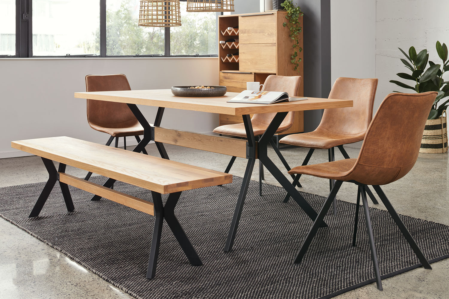 Nevada 6 Piece Dining Suite By Morgan Furniture Harvey Norman