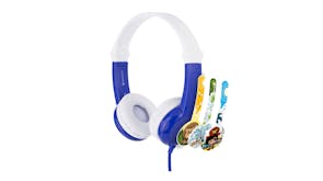 BuddyPhones Connect Kids On-Ear Headphones -Blue