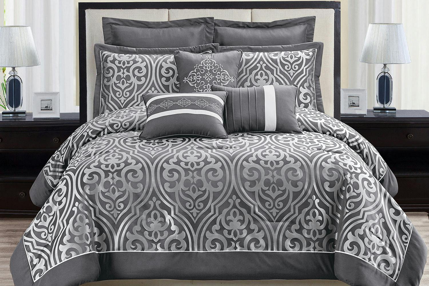 Catalina 8 Piece Comforter Set By Marlborough Textiles Harvey
