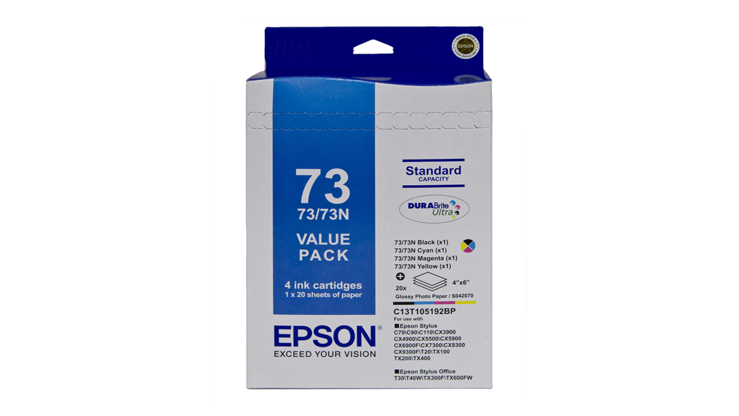 epson 73n ink cartridge value pack