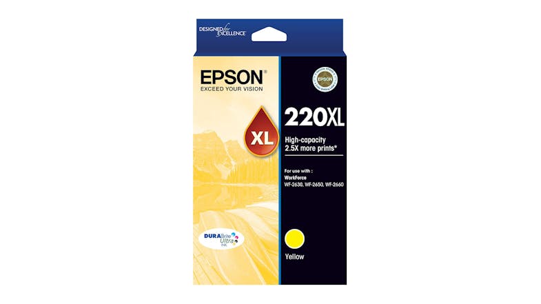 Epson 220XL DURABrite Ultra Ink Cartridge - Yellow