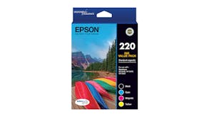 Epson 220 High Capacity DURABrite Ultra Ink Cartridge - Value Pack