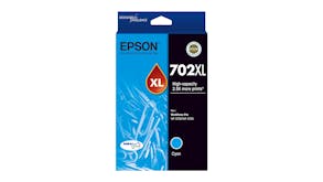 Epson 702XL High Capacity DURABrite Ultra Ink Cartridge - Cyan