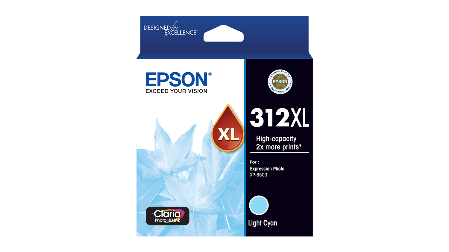 Epson 312XL High Capacity Ink Cartridge - Light Cyan