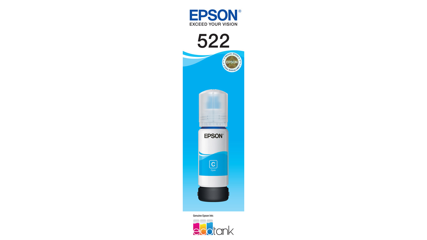 The Epson T522 Ink Bottle