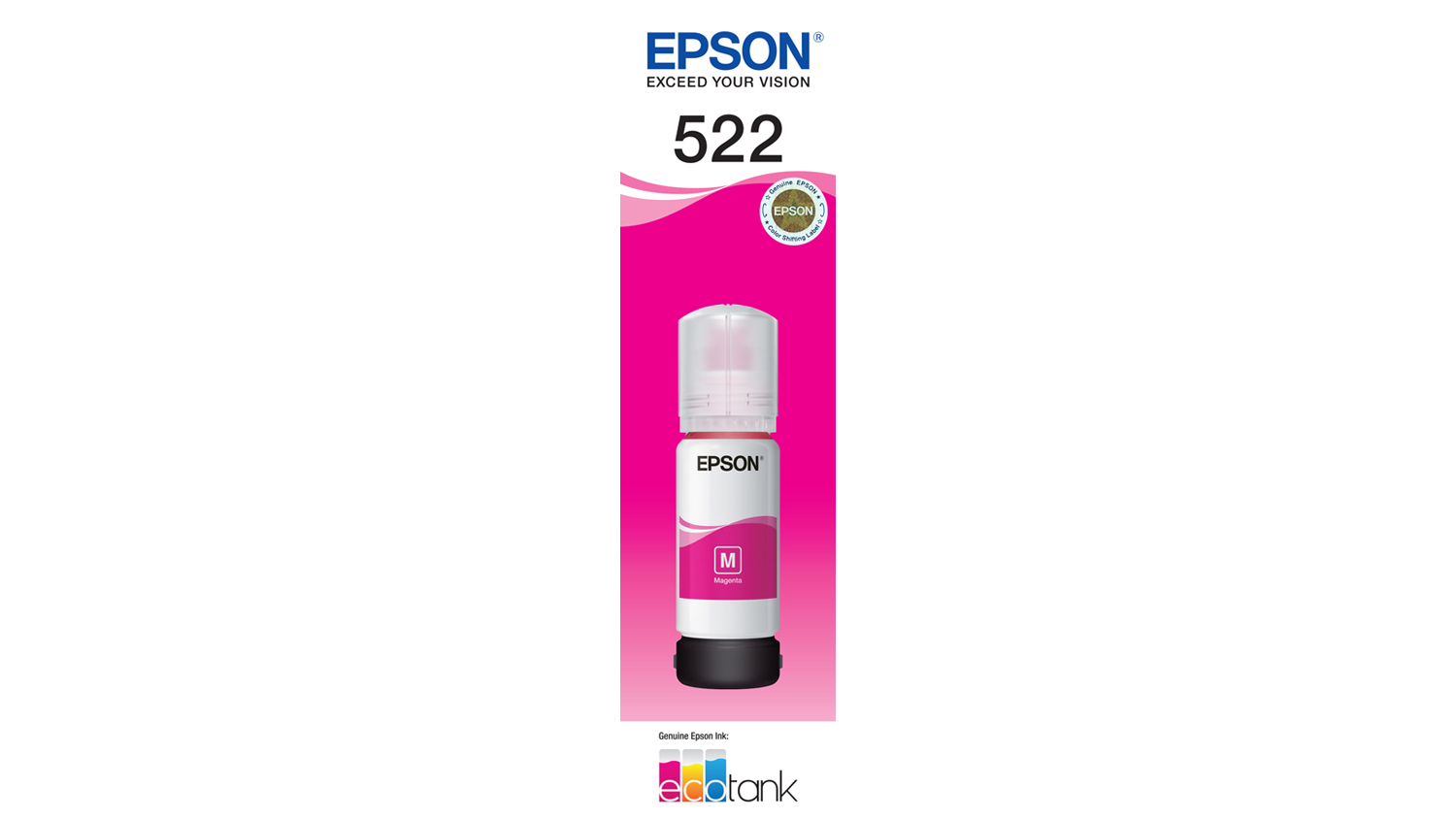 The Epson T522 Ink Bottle