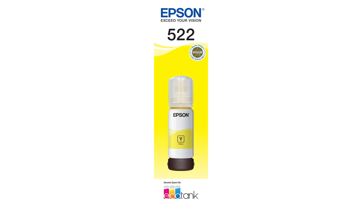 The Epson T522 Ink Bottle