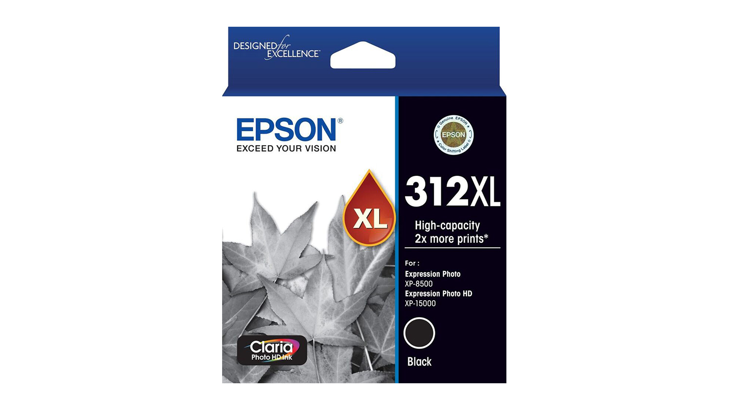 Epson 312XL High Capacity Claria Photo HD Ink Cartridge - Black ...