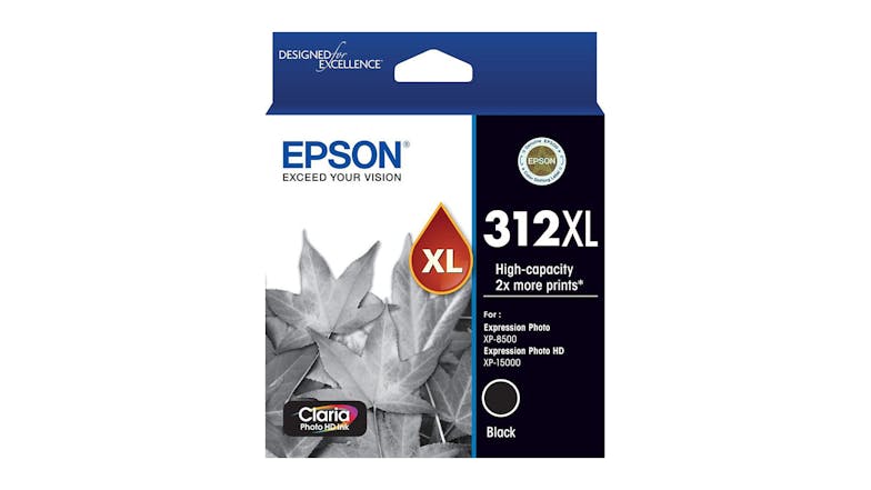 Epson 312XL High Capacity Claria Photo HD Ink Cartridge - Black