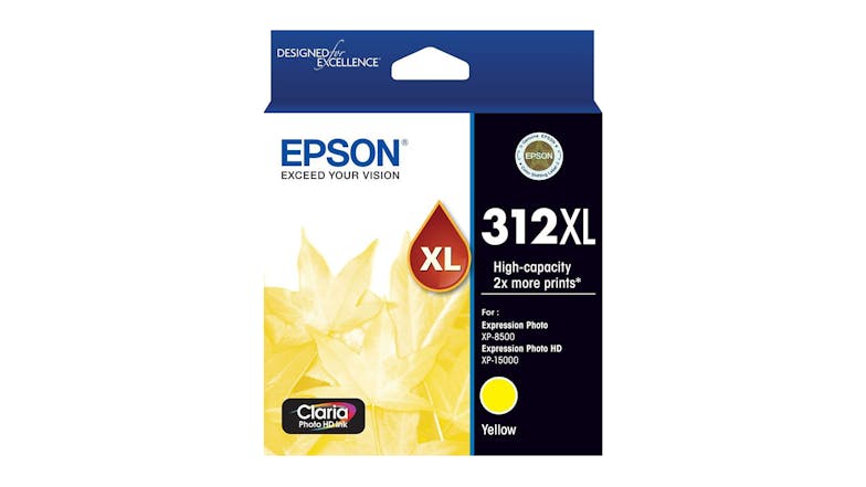 Epson 312XL High Capacity Claria Photo HD Ink Cartridge - Yellow