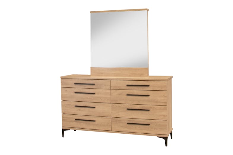 Aza 8 Drawer Dresser with Mirror