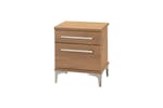 Aza 2 Drawer Bedside Table