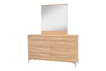 Aza 8 Drawer Dresser with Mirror