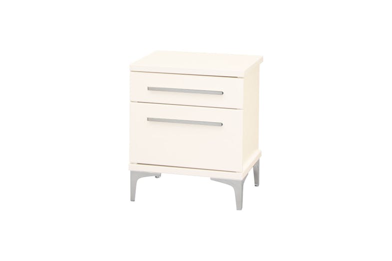 Aza 2 Drawer Bedside Table