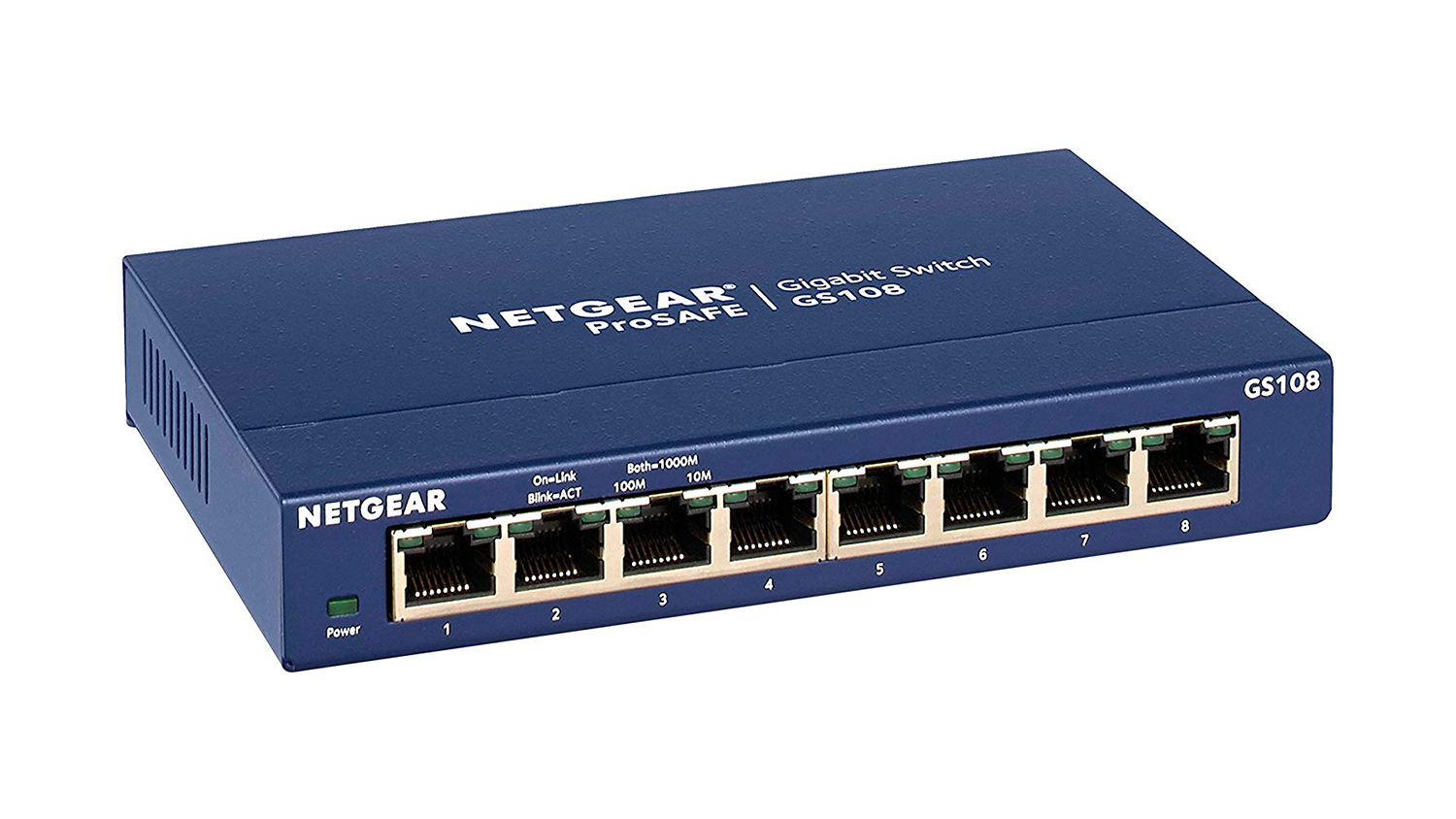 Netgear GS108 1000Mbps Gigabit Switch 8 Port Harvey Norman