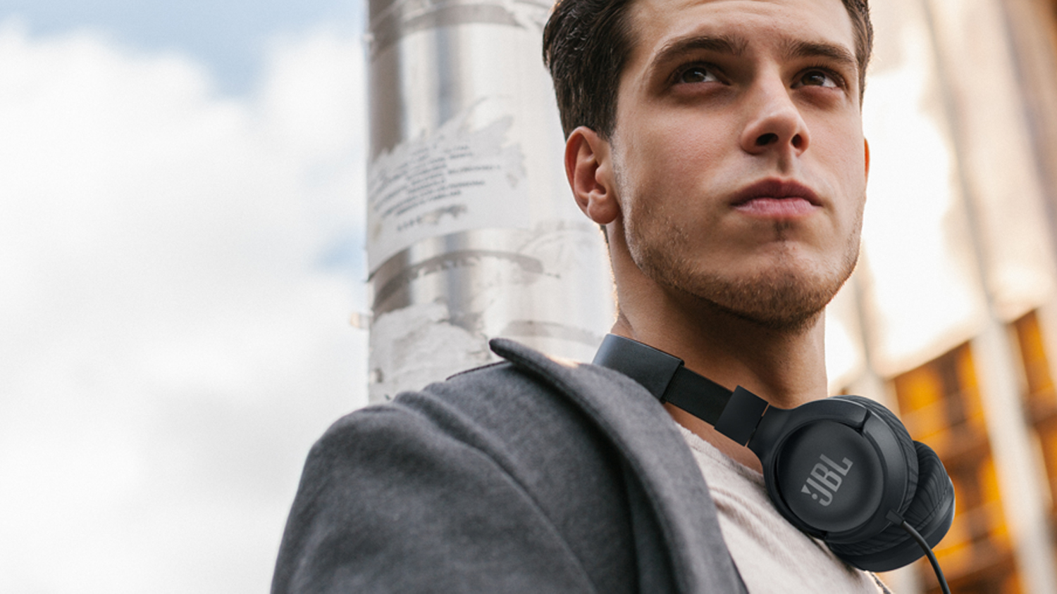 JBL TUNE 500 Wired On-Ear Headphones - Black