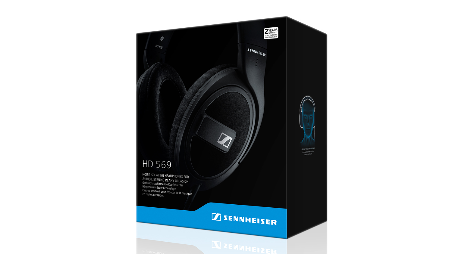 【高音質】SENNHEISER HD569 有線ヘッドホン（中古・送料込み） 高音質】SENNHEISER HD569 有線ヘッドホン（中古・送料込み