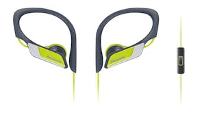 Panasonic RP-HS35ME Sport Clip In-Ear Headphones - Yellow