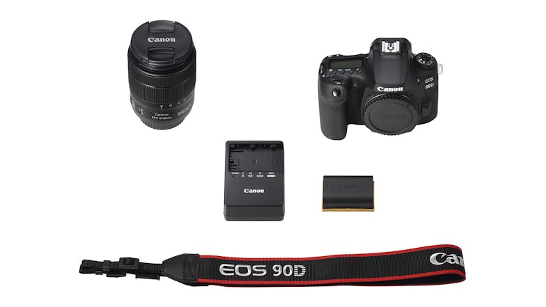 Canon EOS 90D DSLR with EF-S 18-135mm Lens