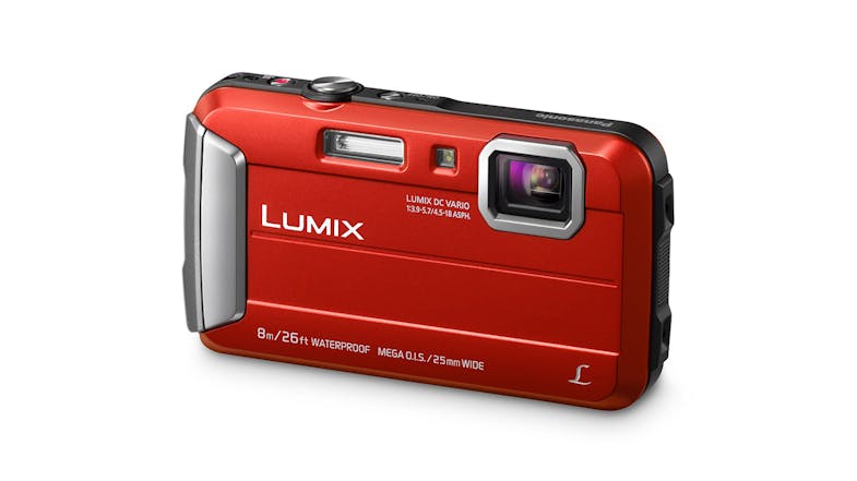 Panasonic Lumix DMC-FT30 Tough Digital Camera - Red