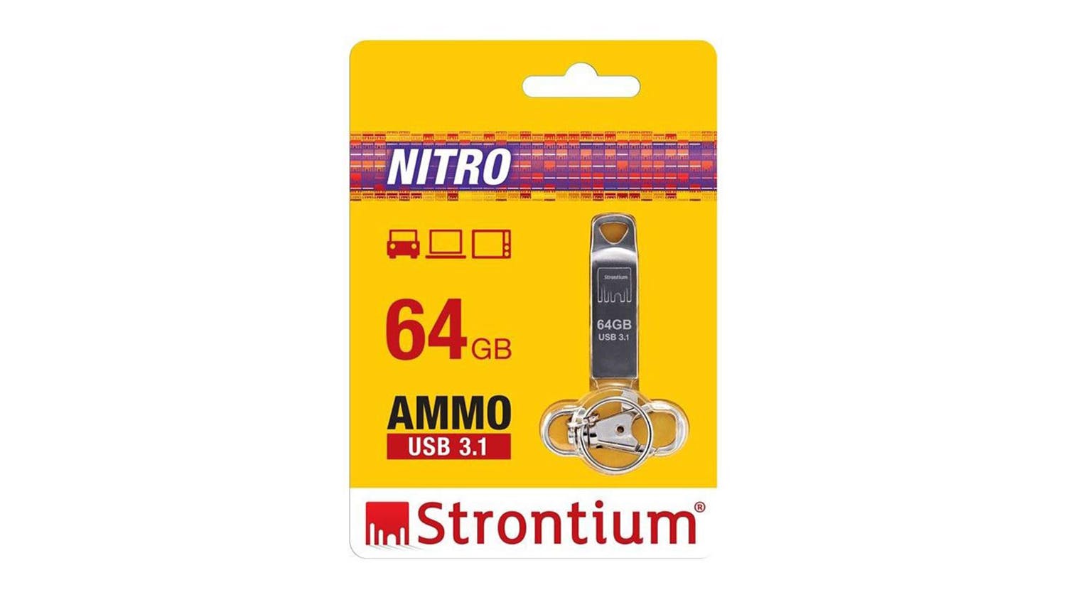 Strontium Ammo 3.1 USB Flash Drive - 64GB