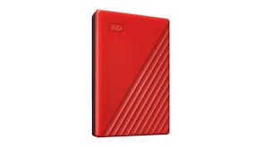 WD My Passport USB 3.0 External Hard Drive 2TB - Red