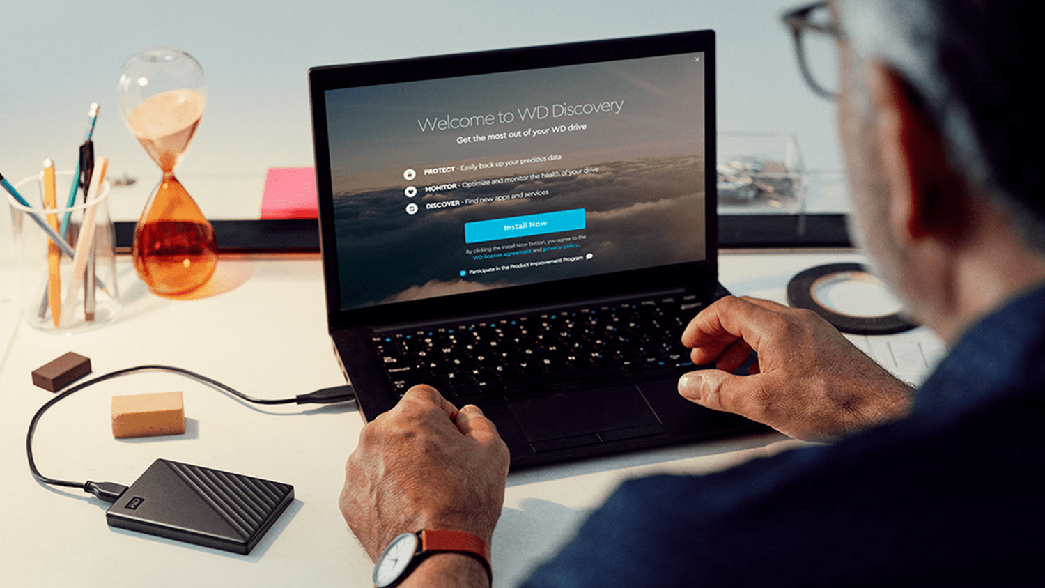 WD My Passport USB 3.2 Portable External Hard Drive - 5TB (Black)