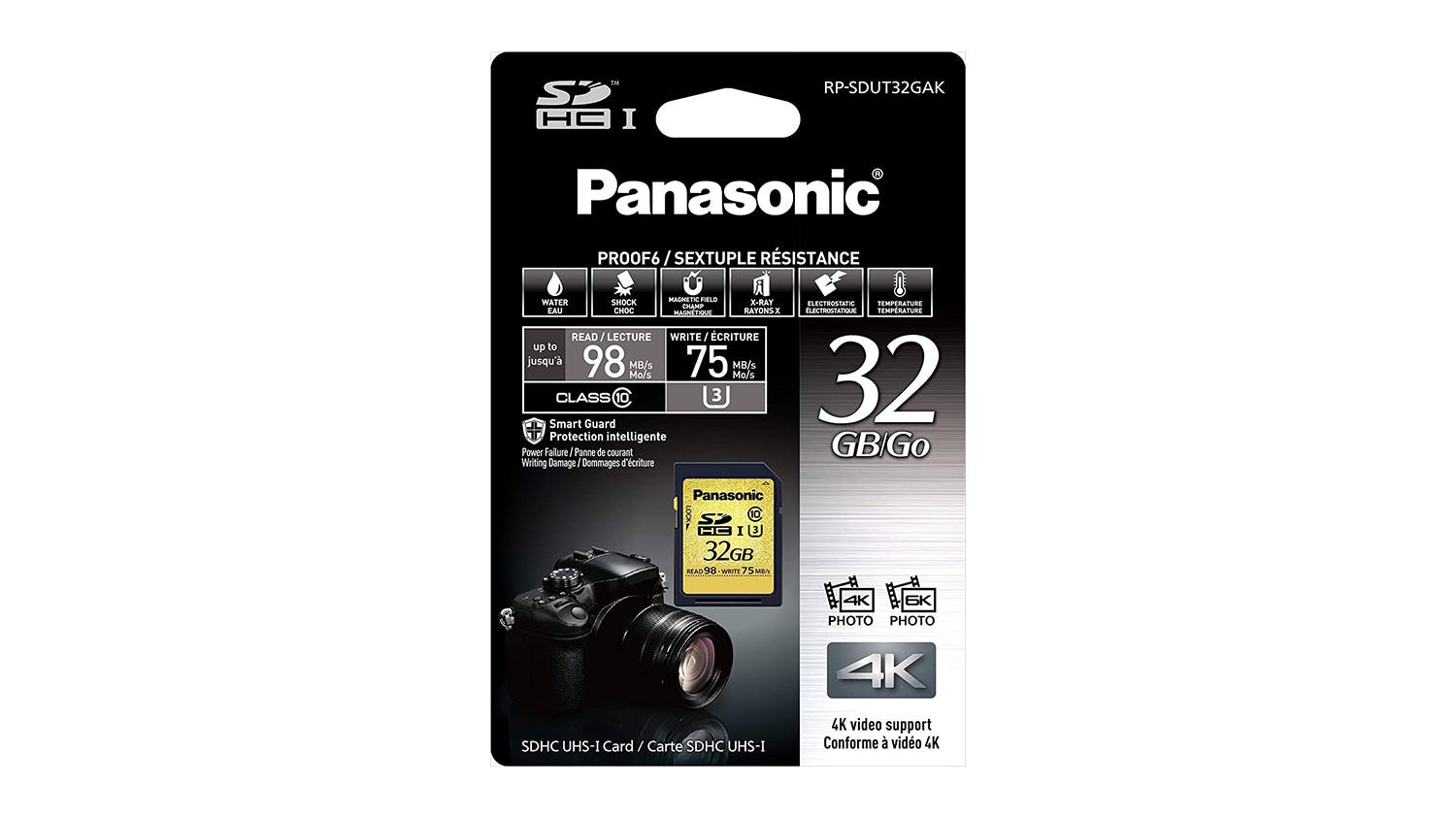 Panasonic 32GB SD Card Gold Series
