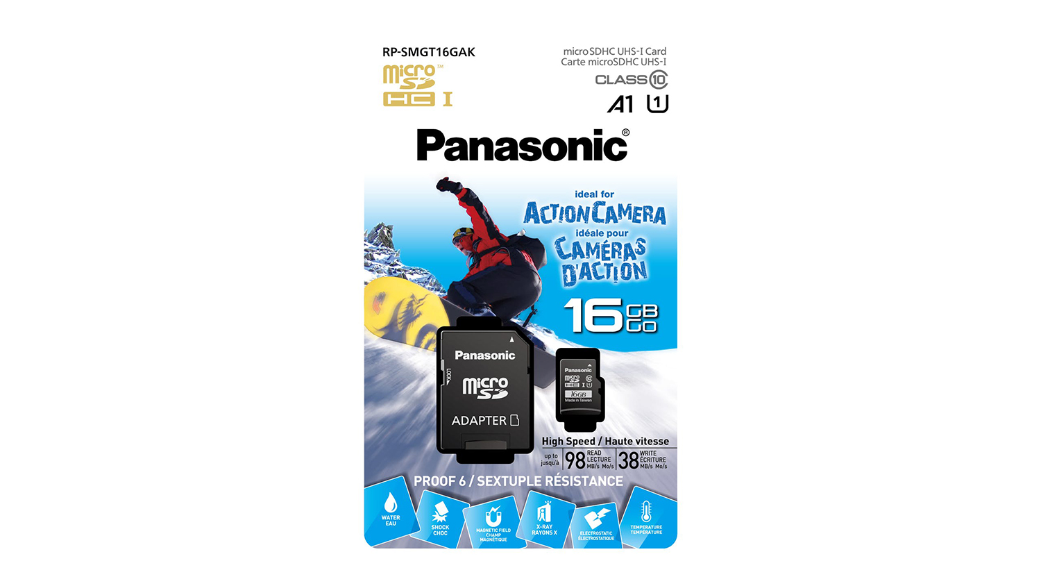 Panasonic 16GB Micro SD Card Gold Series Harvey Norman New Zealand