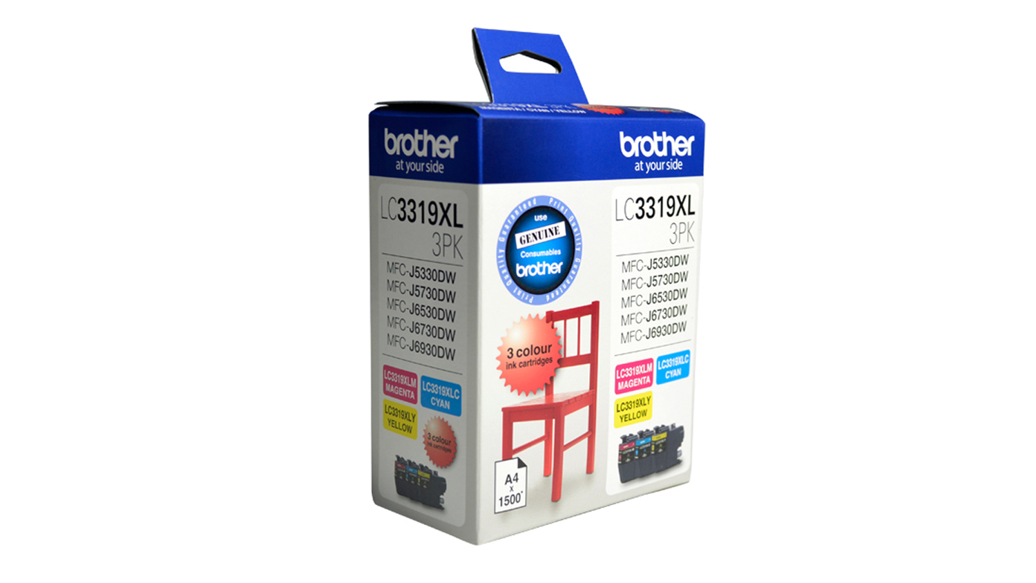 Brother LC-3319XL Colour Ink Cartridges - Value Pack