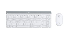 Logitech MK470 Slim Wireless Keyboard & Mouse - White