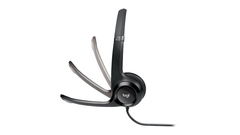 Logitech H390 Wired Headset - Black