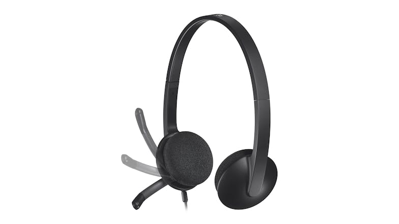 Logitech H340 Wired Headset - Black