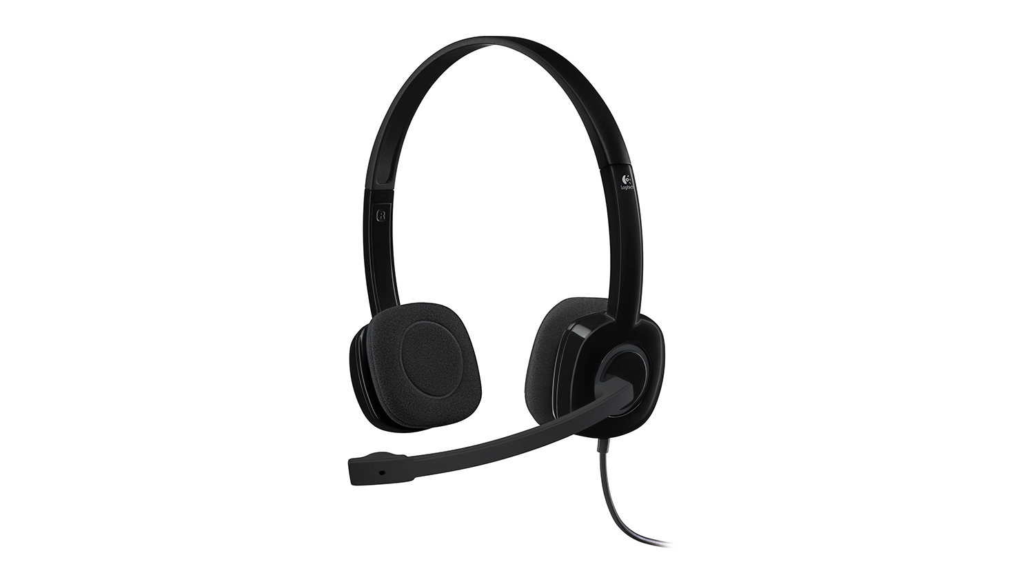 Logitech H151 Wired Headset - Black