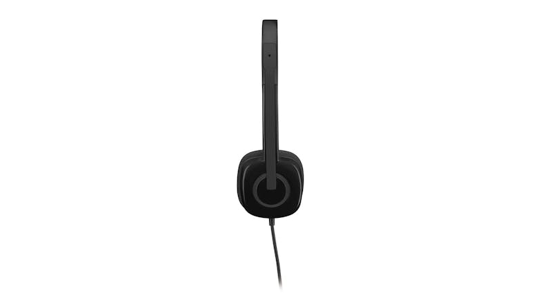 Logitech H151 Wired Headset - Black