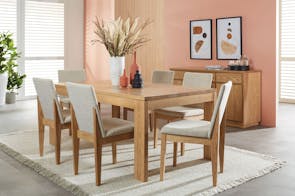 Bruno 7 Piece Dining Suite by Coastwood Furniture