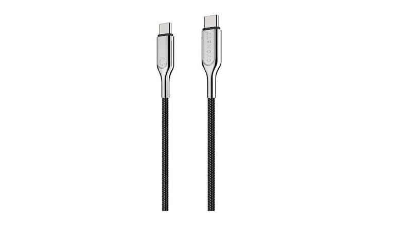 Cygnett Armoured USB-C To USB-C 10cm – Black