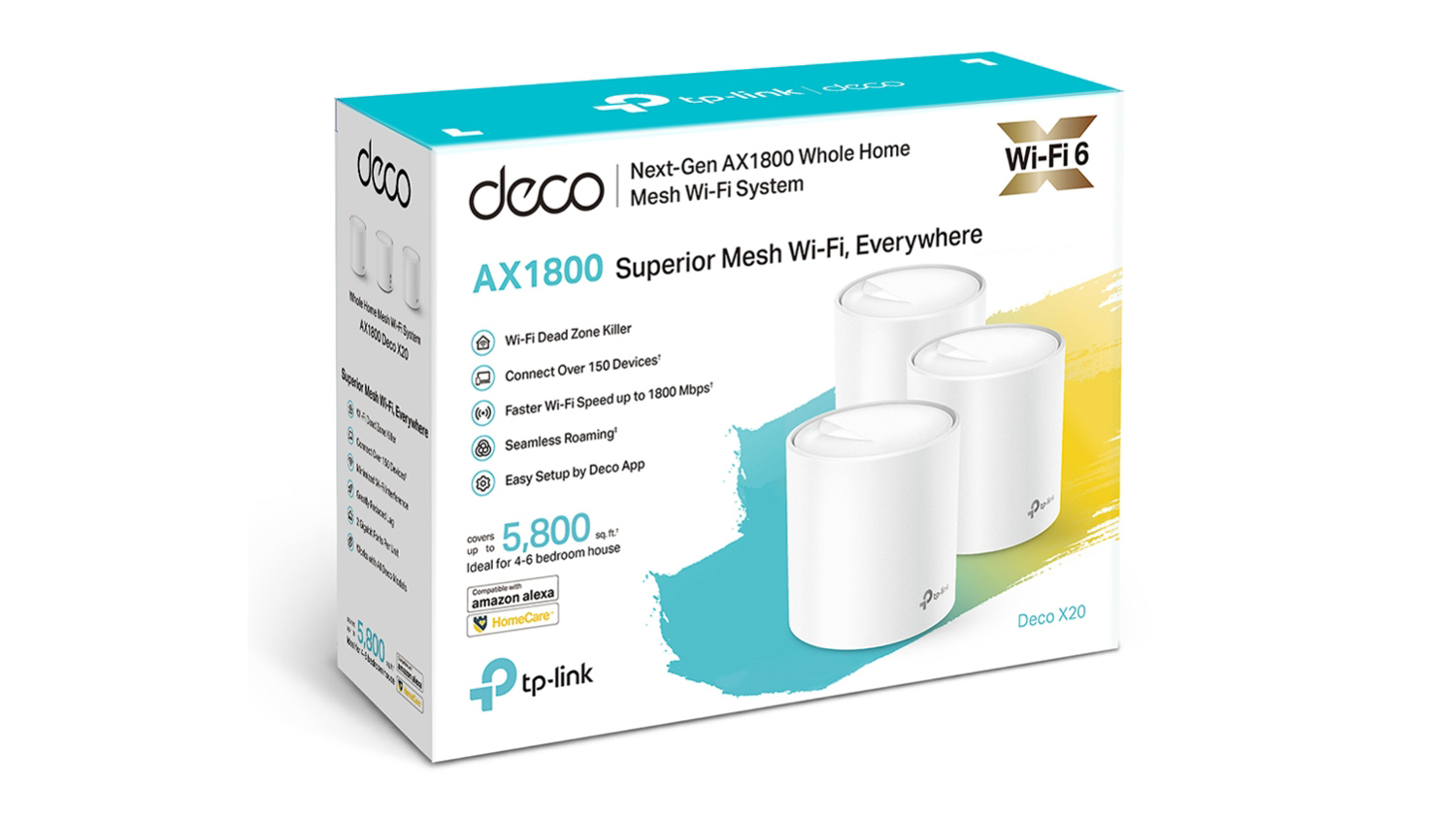 Tp Link Ax1800 Deco X Whole Home Mesh Wi Fi System 3 Pack Harvey Norman New Zealand