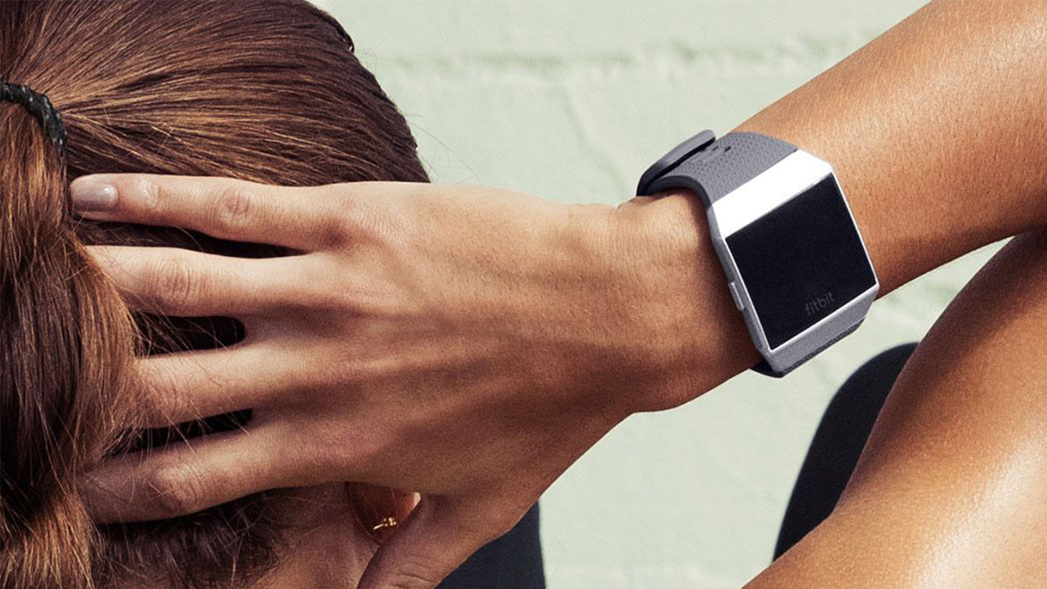 fitbit ionic blue grey silver