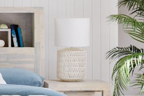 Cora Woven Rope Table Lamp by Mayfield